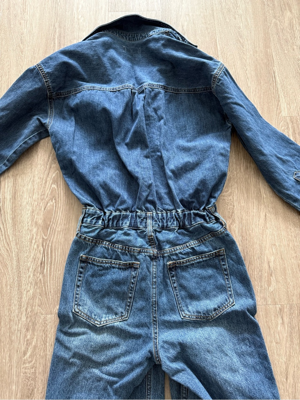 Fashion Nova Denim Jumpsuit - Picture 9 of 9